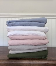 NEW 100 French Linen OEKO-TEX Certified SINGLE Fitted Sheet Queen Size