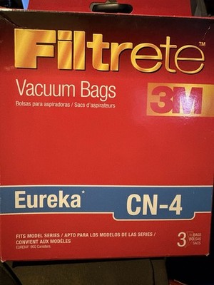 3M Filtrete CN-4 Vacuum Bags for Eureka 900 Canisters 3 Bags 67740 NEW