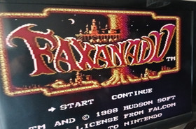 Faxanadu Nintendo NES Complete Boxed PAL CIB Manual Sleeve Pins Cleaned
