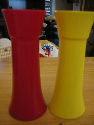 Set of 2 Tupperware Mustard & Catsup Storage Containers - No Lids or Pumps
