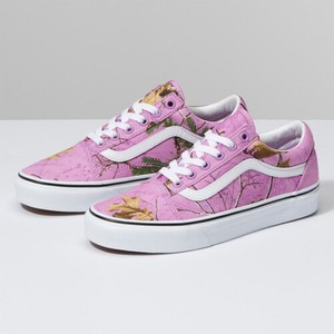 vans pink tennis shoes