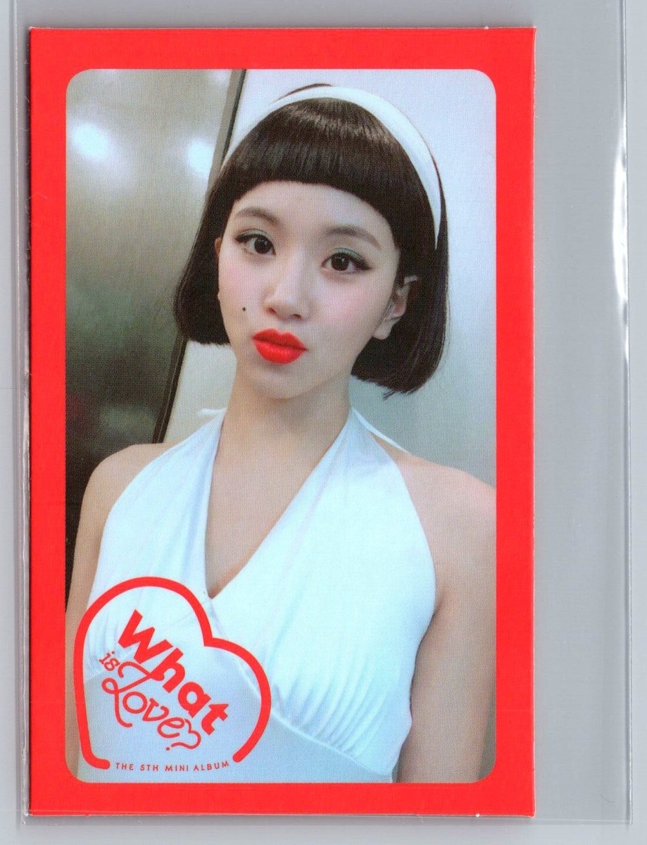 TWICE- CHAEYOUNG WHAT IS LOVE OFFICIAL ALBUM PHOTOCARD (US TWICE- CHAEYOUNG WHAT IS LOVE OFFICIAL ALBUM PHOTOCARD (US