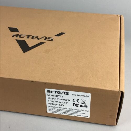 Open Box- Rechargeable Retevis RT21 Walkie Talkie VHF Long Range 2-Way Radio-2 - Picture 2 of 3