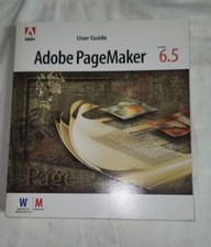 Adobe Pagemaker 6.5 User Manual Paperback Book Windows Mac 1996