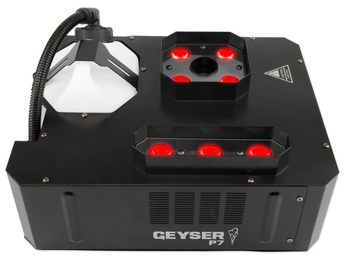 Chauvet DJ GEYSER P7 DMX Fog Machine Fogger, RGBA+UV LED Effects+Wireless Remote - Picture 2 of 8