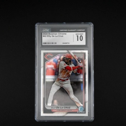2024 Bowman Chrome - Elly De La Cruz #42 (RC) CGC 10 GEM MINT