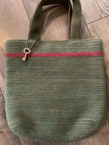 fossil woven bag