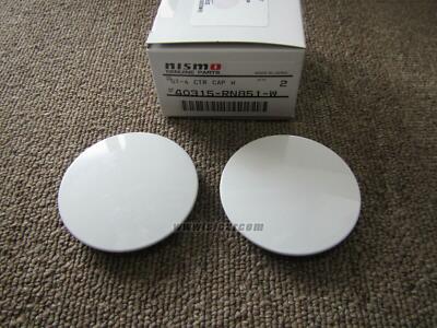 NISMO LMGT4 WHEEL CENTER CAP X2pc WHITE 40315-RN851-W