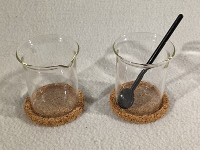 BODUM Bistro Picard Tea Coffee Glass Cream Sugar Star Trek Next Generation Prop
