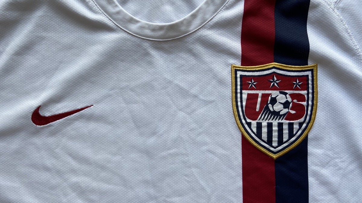 USA 2006 2007 HOME FOOTBALL SHIRT SOCCER JERSEY NIKE WHITE | eBay