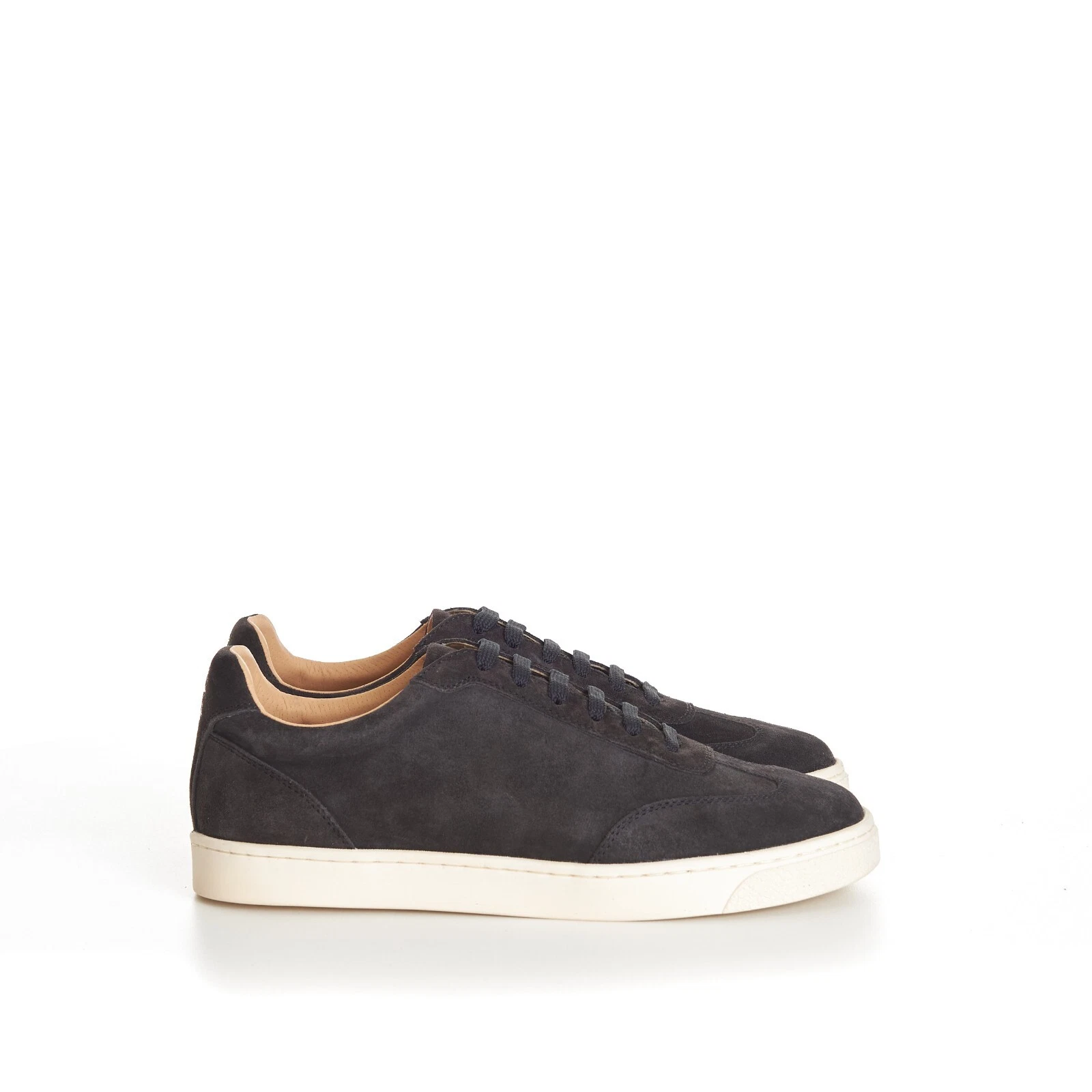 Brunello Cucinelli — BRUNELLO CUCINELLI 1100$ Low-Top Sneakers - Anthracite Washed Suede