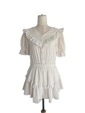 Love Shack Fancy Stripe Raffle Dress