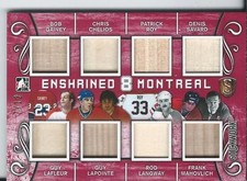 2017 Leaf ITG Stickwork Enshrined 8 Montreal GAINEY ROY LAFLEUR  + 7/12 Red
