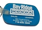 Brooklyn New York Bay Ridge Honda Dealership Auto Car Dealer Motors Keychain C