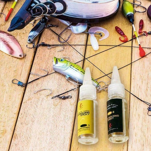 2Pcs Fishing Rod Building Epoxy Thread Coating Rod Building Epoxy A+B Glue Kit - Picture 8 of 10