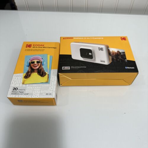 Kodak Instant 2 in 1 Portable Wireless Instant Camera & Photo Printer Plus Mc-20 - 第 1/5 張圖片