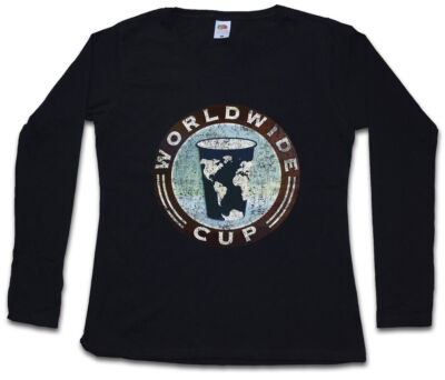 WORLDWIDE CUP DAMEN LANGARM T-SHIRT Shameless Frank Gallagher Coffee Cafe Tassen