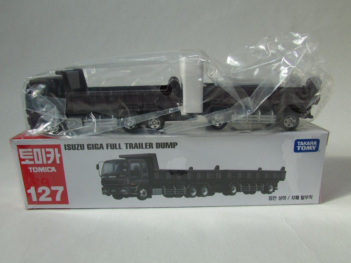 TAKARA TOMY TOMICA LONG #127 ISUZU GIGA FULL TRAILER DUMP | eBay