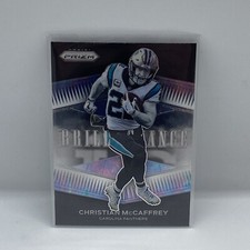 Christian McCaffrey 2021 Panini Prizm Football Brilliance Insert Card B-8 