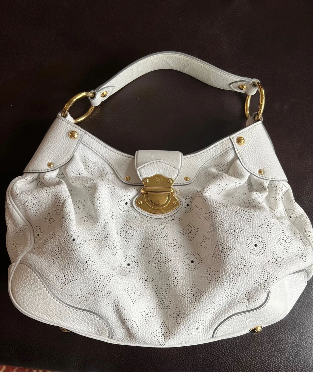 lv grey and white bag