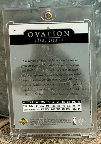 Michael Jordan Card 90’s INSERT RAINBOW HOLO FOIL RARE SP 🔥 BULLS JERSEY #23 - Picture 13 of 13