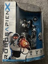 Robosapien X Humanoid Chrome Exclusive Figure Wowwee Robot Black Paint Flaking