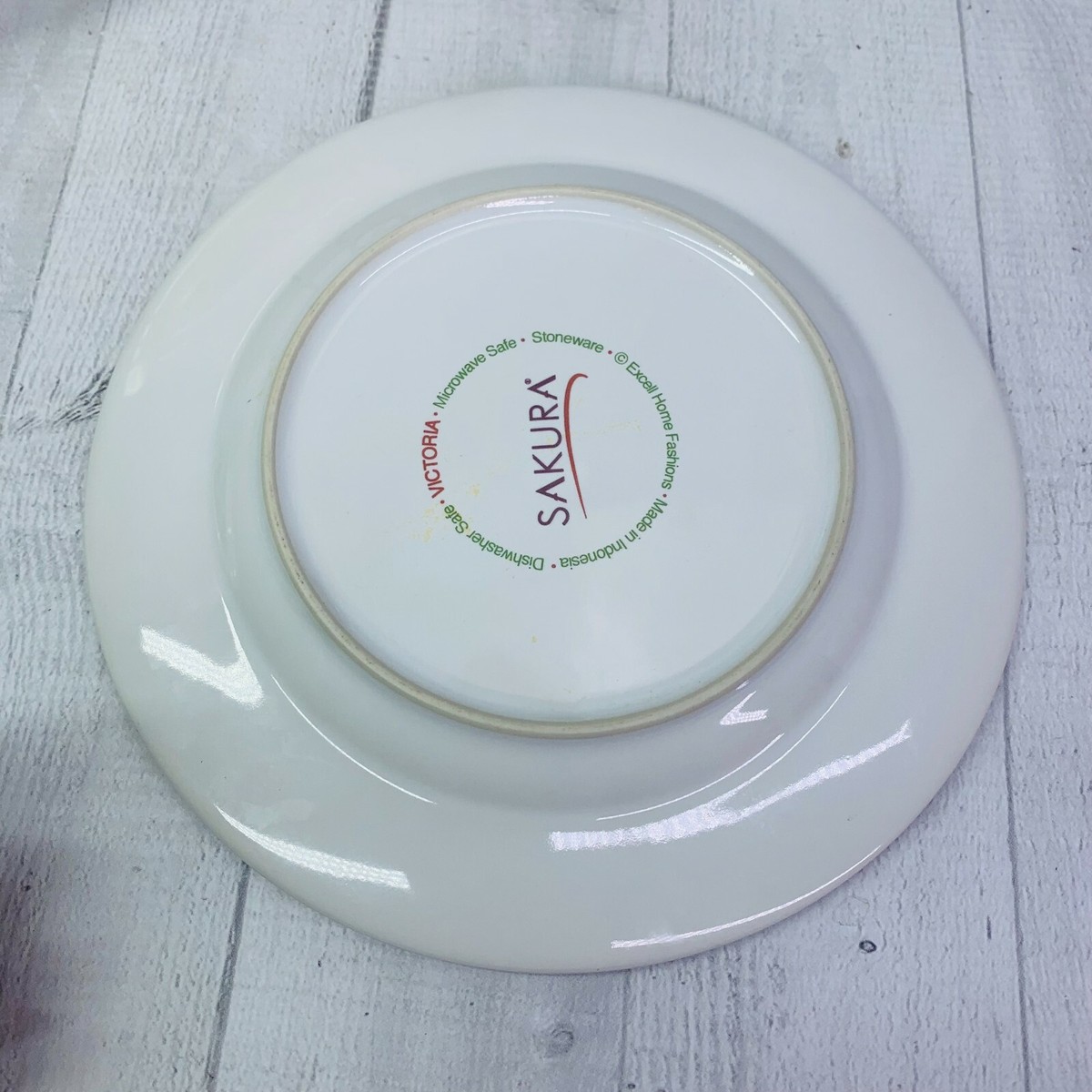 Sakura VICTORIA Mix Fruit Multicolor Lattice Stoneware Lunch Salad