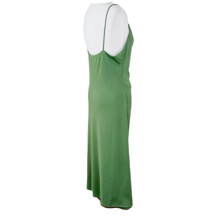 h&m green slip dress Jacquard Green Dress main image 1