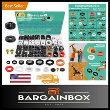 258 PC Faucet Washer Assortment - 32 Sizes for Plumbing Repair  Replacement