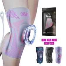 Caspe Woman Men for Knee Pain Knee Support with Patella Gel Pad Arthritis Relief