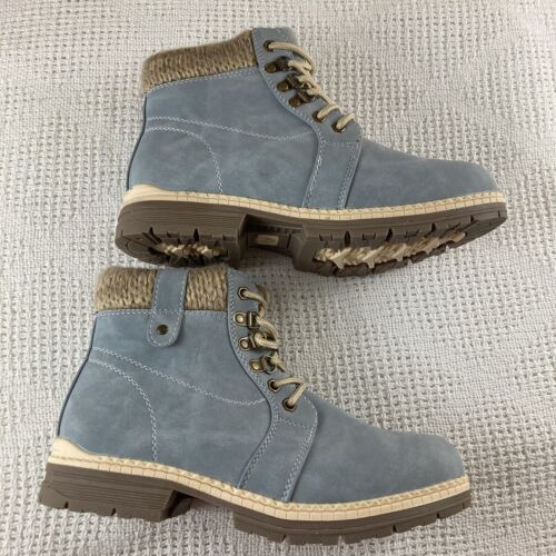 Anjou Femme Size 10 Powder Blue Womens Winter Hiking Boots NEW in Box ...