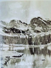 RPPC LONG LAKE, COLORADO, ALASKA, MAINE, NEW YORK? REAL PHOTO POSTCARD COLO. CO.