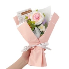 Rose Crochet Bouquet Valentine  s Day Gift for Her