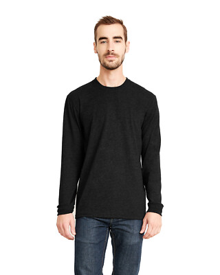 Next Level Apparel Unisex Sueded Long Sleeves Crew Neck T-Shirt 6411 XS-3XL