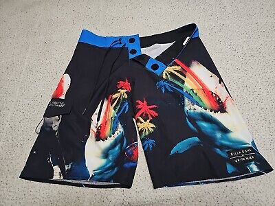 NWOT: Billabong x White Mike Black Tropical Rainbow Shark NWOT: Billabong x White Mike Black Tropical Rainbow Shark