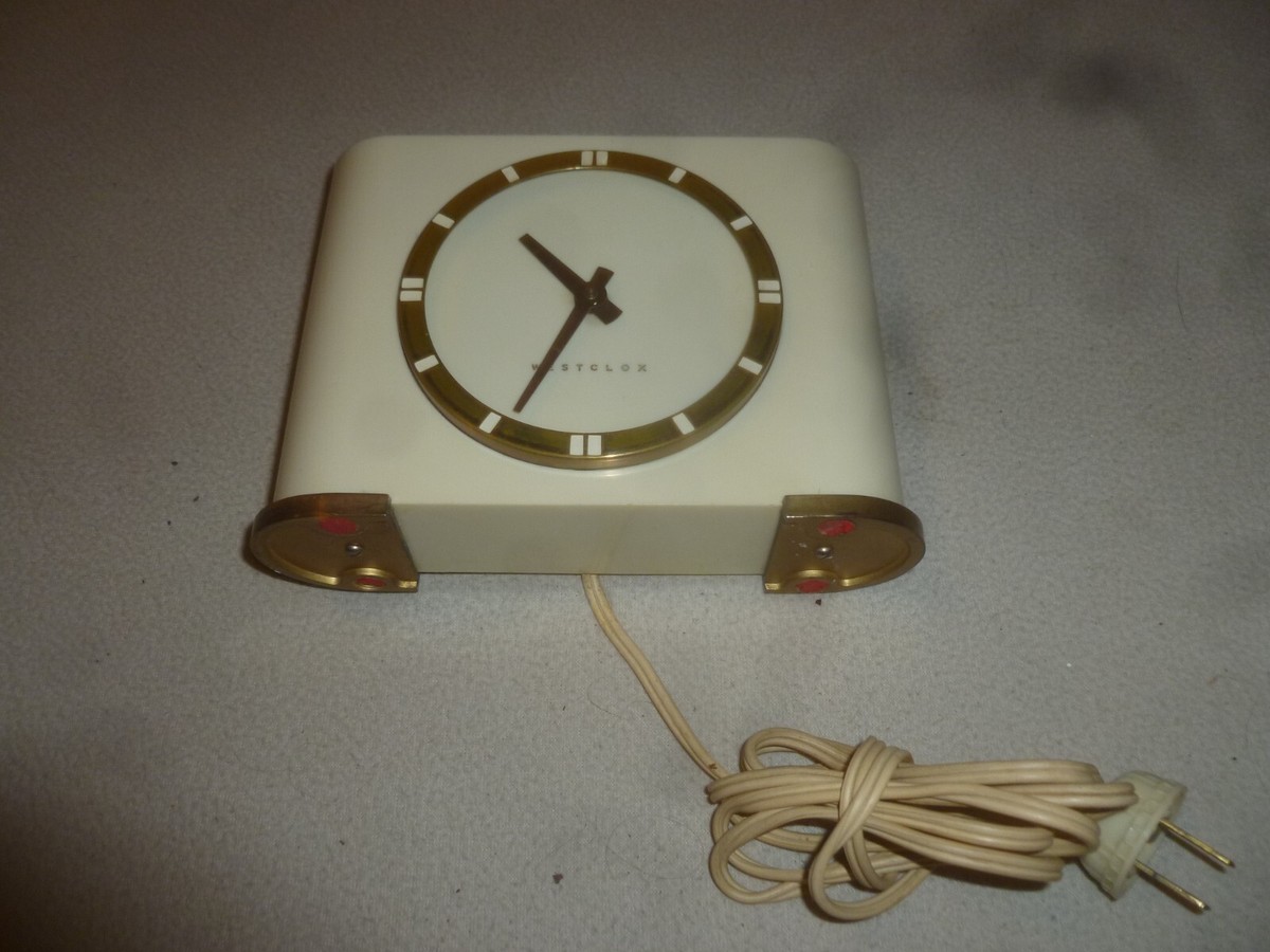 ◆ WESTCLOX S1C・50 U.S.A ◆BEN FRANKLIN 1930s Westclox Art Deco Model 