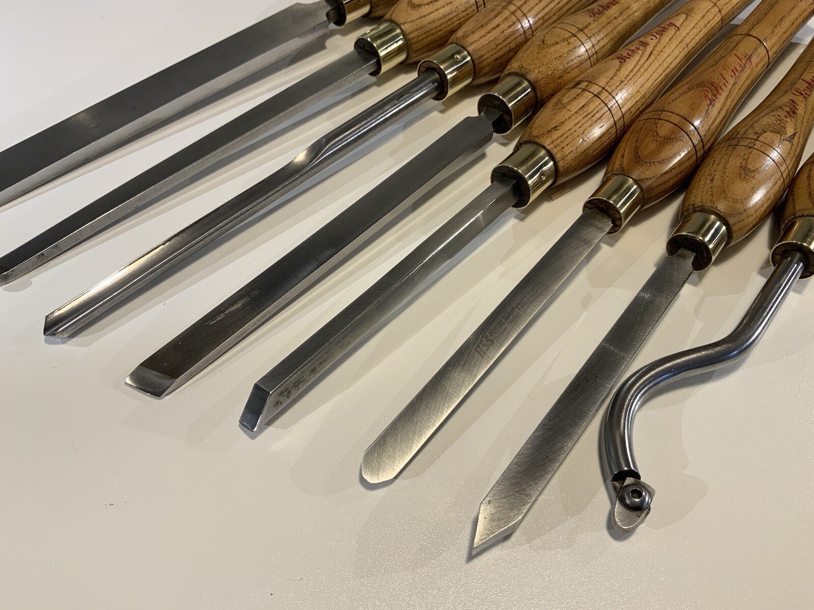 SET OF 8 ROBT SORBY OF SHEFFIELD HSS WOOD LATHE TURNING TOOLS GOUGES eBay