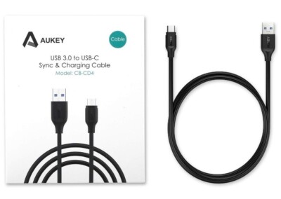 AUKEY 3.3ft USB 3.0 A to C Sync & Charging Cable