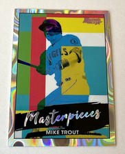 Mike Trout 2021 Bowmans Best Masterpieces BM-2 Lava Refractor 13/50 Angels