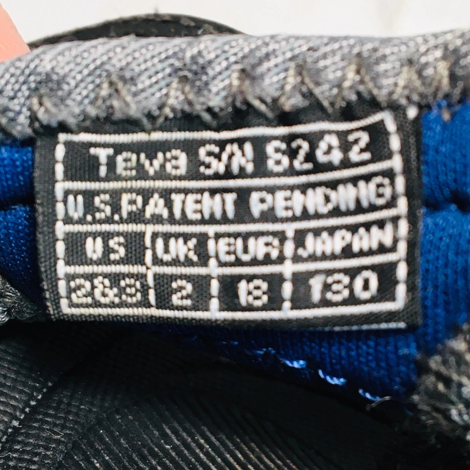 Teva Psyclone Sandals Shoes Toddler sz 2 & 3 Blue Gray Kids Casual - Image 4 of 4