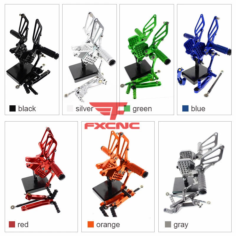 Juego de estriberas delanteras traseras GP pedales cambio trasero carreras para Ducati 749 999 FXCNC Foto 4 de 4