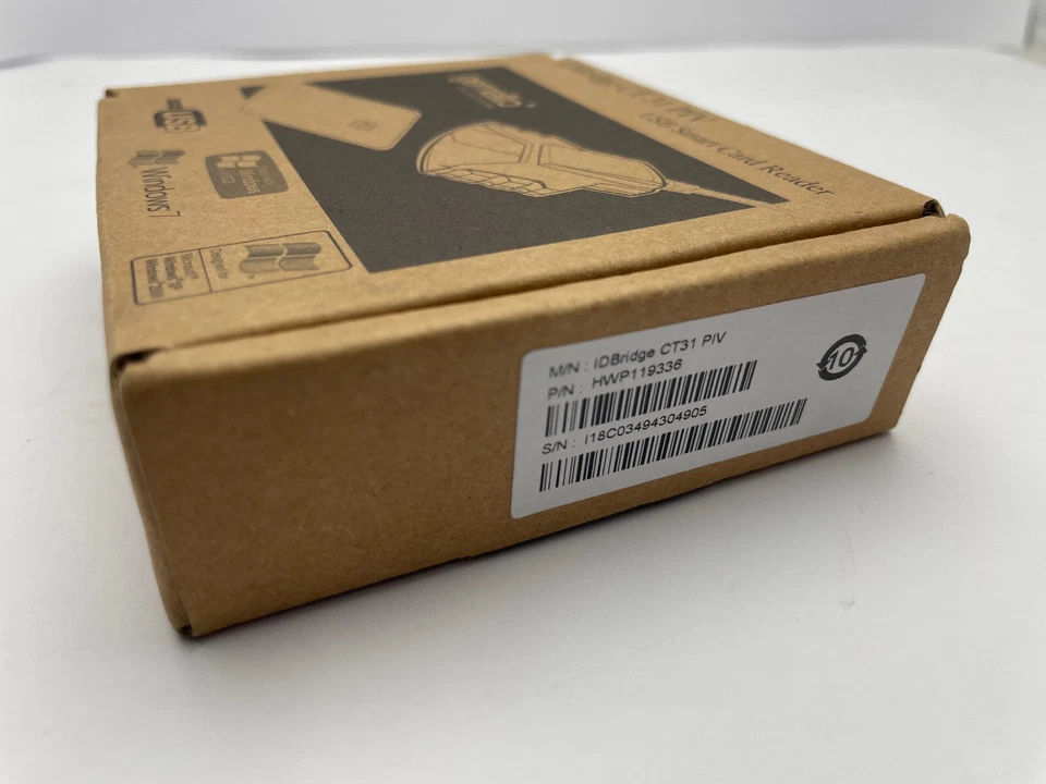 IDBridge CT31 PIV HWP119336 USB Smart Card Reader gemalto - Image 3 of 4