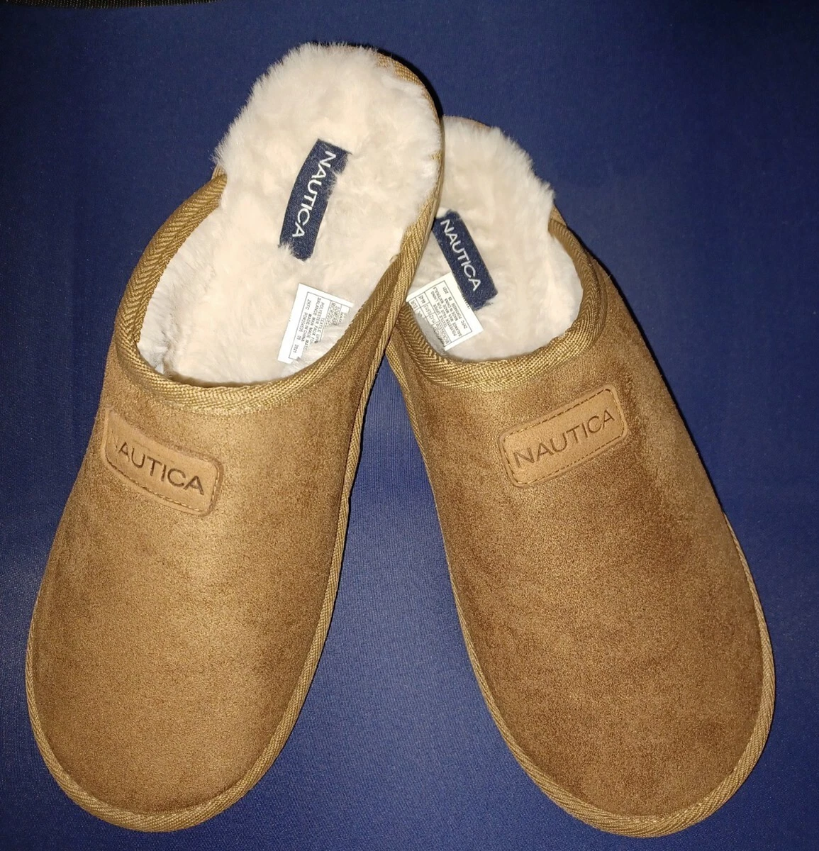 Nautica slippers for best sale men