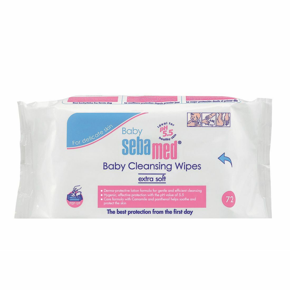 Sebamed *Baby*doekjes 72 stuks (4103040157089)
