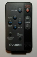 CANON Camcorder Wireless Remote WL-70 with Battery