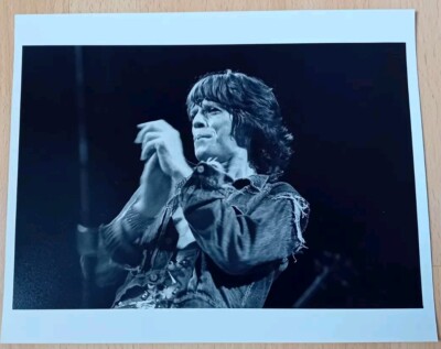 MICK JAGGER (THE ROLLING STONES) RARE ORIGINAL PRESS PHOTO 10'' x 8'' 