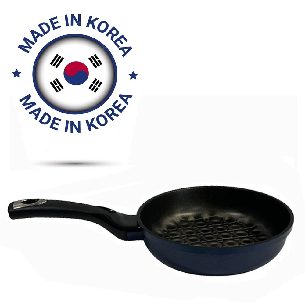 MADE IN KOREA - 3D Diamond Coating Nonstick Wok Frying Pan Cookware 8'' (20cm)