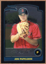 JONATHAN PAPELBON - 2003 BOWMAN CHROME DRAFT RC