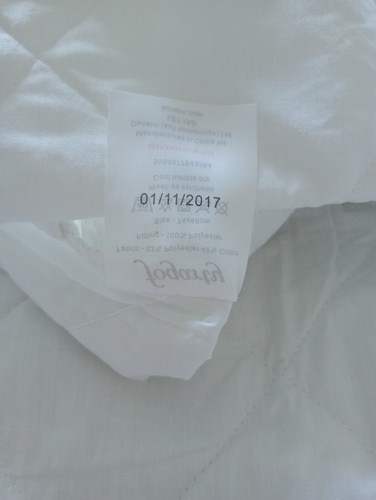 Dunelm White Pillow Case / Pillow Case Protector - Picture 3 of 3