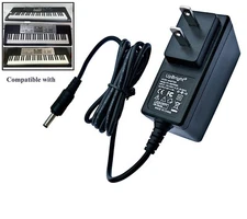 AC Adapter For Casio LK-170 LK-175 LK-260 Lighted Keyboard Power Supply Charger